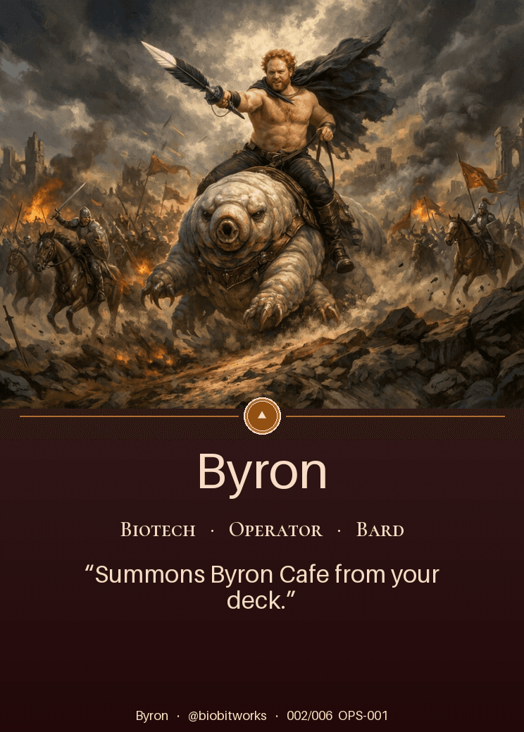 Byron card
